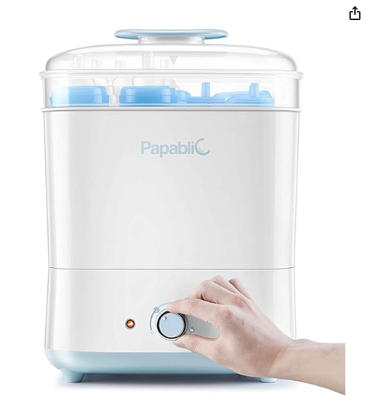 New Moms Must Have: Papablic Baby Bottle Electric Steam Sterilizer and Dryer honest review, baby must haves, baby shower, baby registry checklist, baby registry checklist new moms, baby registry, 