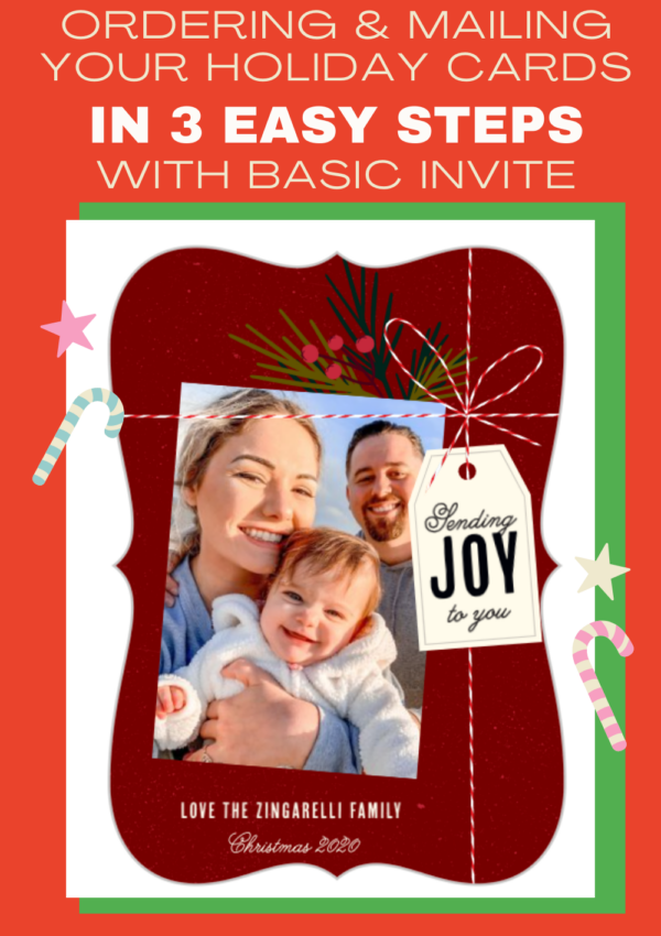 Ordering & Mailing Your Holiday Cards in 3 Easy Steps with Basic Invite