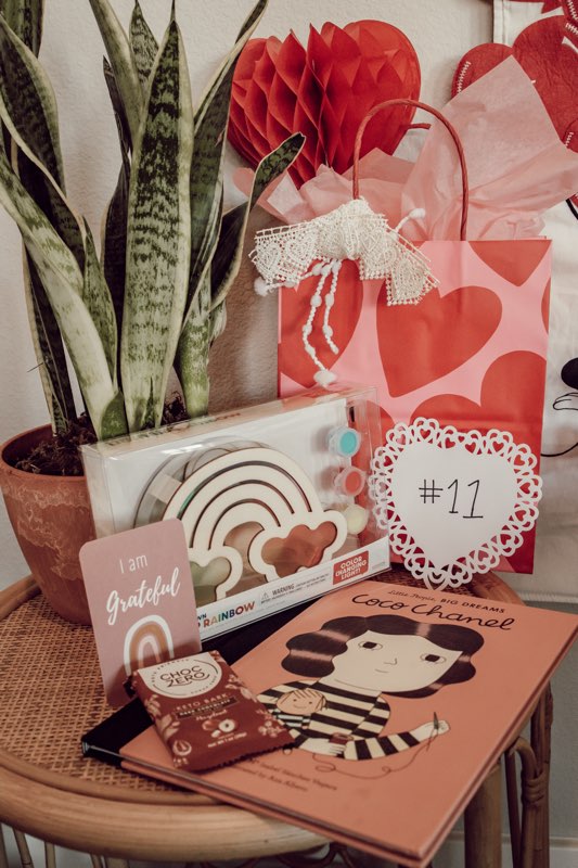 Picking Daisies Valentine’s Day Advent Calendar for Kids and Toddlers