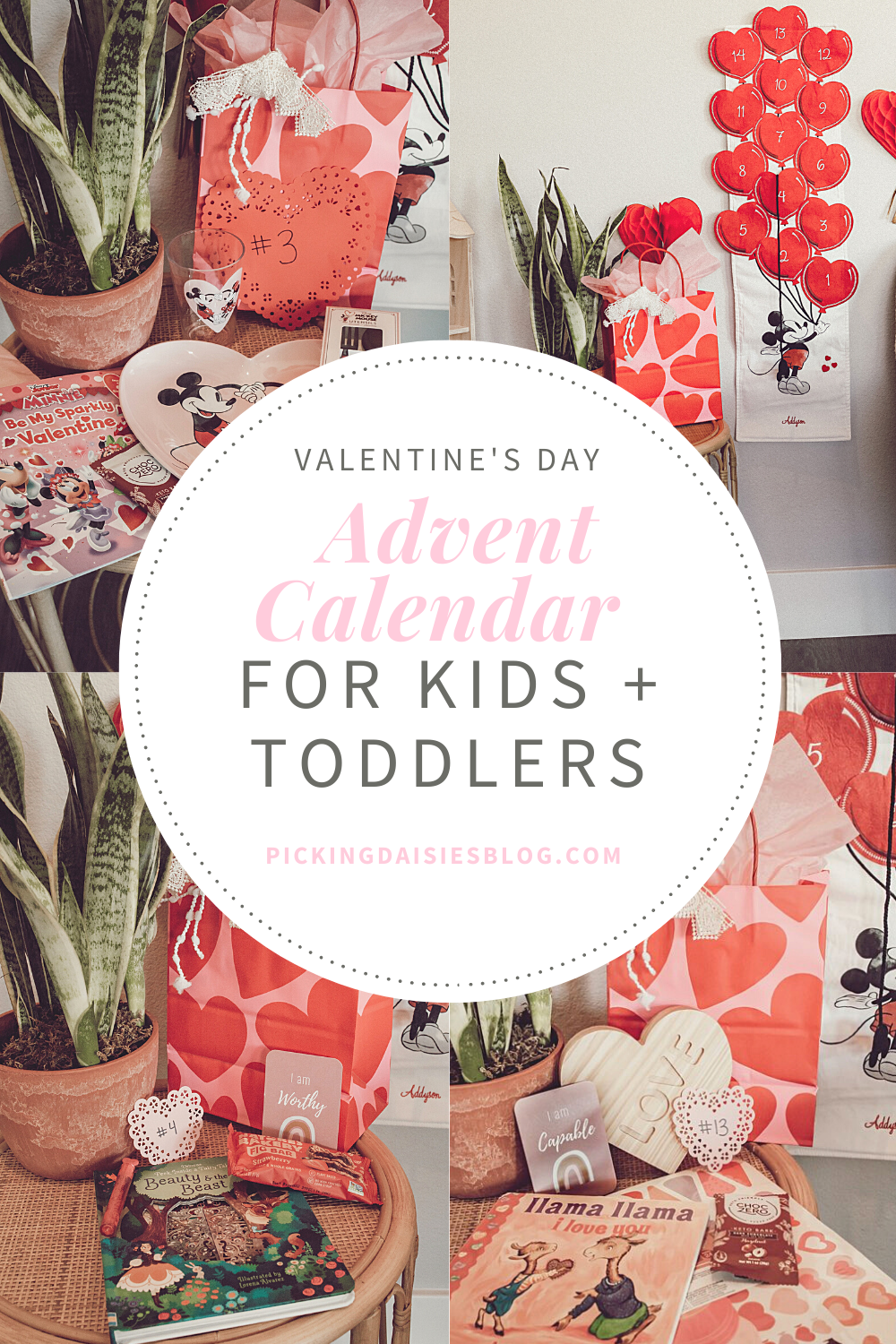 Picking Daisies Blog Valentine's Day Advent Calendar for Kids and Toddlers