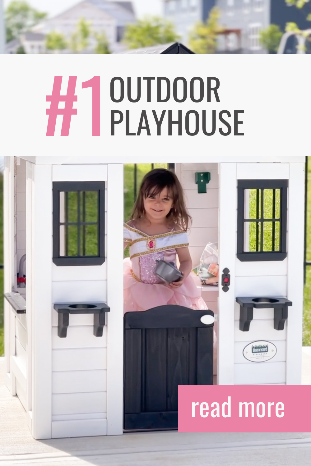 Discover the joy of outdoor play and imaginative adventures with a Backyard Discovery Playhouse. Encourage your children's creativity, foster independence, and create lasting family memories. Explore our wide range of playhouses and make this summer unforgettable!