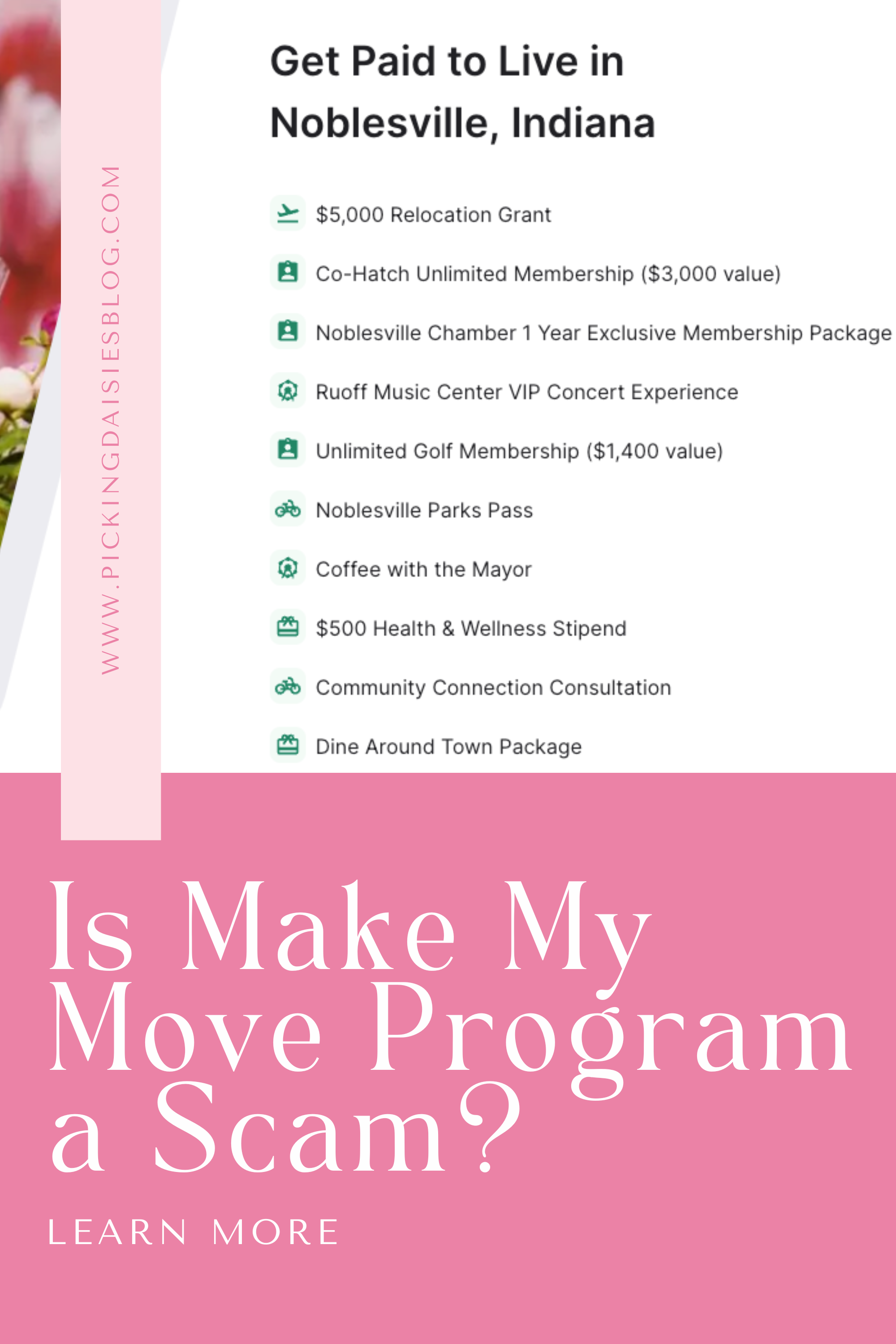 Make My Move Program, relocation grant, remote workers, entrepreneurs, financial incentives, Noblesville, Indiana, small-town charm, family-friendly, top-rated schools, vibrant arts scene, recreational activities, hidden gem, community-focused, COhatch Unlimited Membership, networking, collaboration, Ruoff Music Center, VIP concert experience, Coffee with the Mayor, skepticism, genuine, real person, financial support, community integration, local resources, thriving community, economic growth, skeptics, debunking scam myths, life-changing opportunity, professional growth, lasting connections, prosperous future, misconceptions, sense of belonging, warmth, fulfillment, possibilities, transformation, embrace, beautiful city, opportunities, tight-knit community, meaningful life, talented individuals, thriving environment, collaboration, growth.