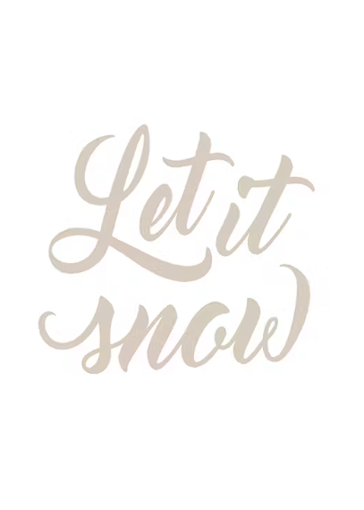 Let It Snow Desenio Prints