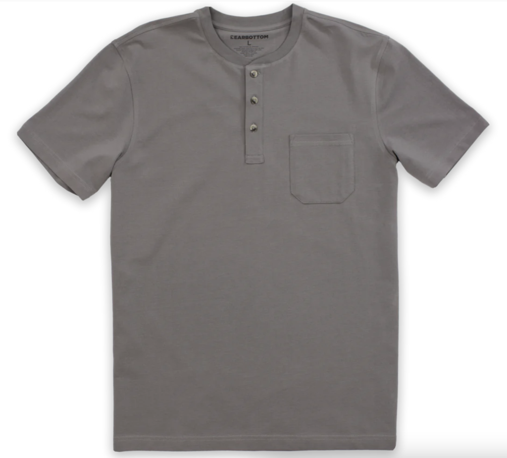A short sleeve henley that brings a soft and stretchy feel to a timeless style. Made with our midweight 4-way stretch cotton/spandex blend for comfort and shape retention. bearbottom clothing, gift ideas for men, gift ideas for husbands, gift ideas for brothers, bearbottom clothing review, gifts for men, gifts for him, anniversary gifts for him, gifts for boyfriend, christmas gifts for men, birthday gifts for him, stocking stuffers for men, best gifts for men, gifts for men who have everything, unique gifts for men,